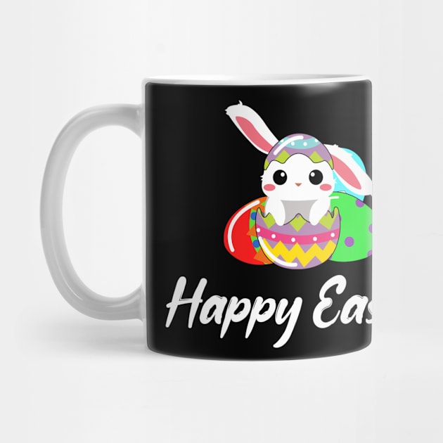 Happy Easter , Easter Egg With Bunny by hilu